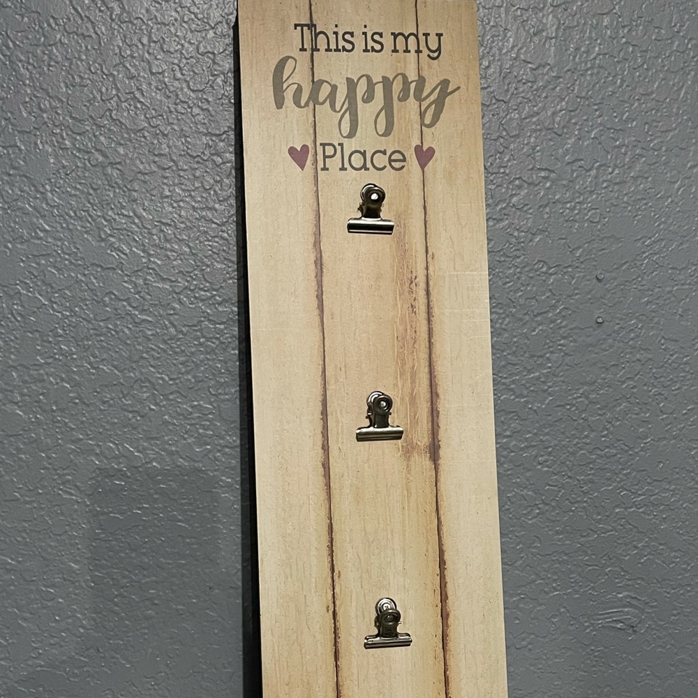 “ This Is My Happy Place “ Photo Decor